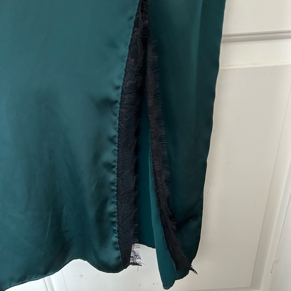EUC Beautiful Dark Green Midi Dress- Zara, Women’s Size Small. - Picture 6 of 7